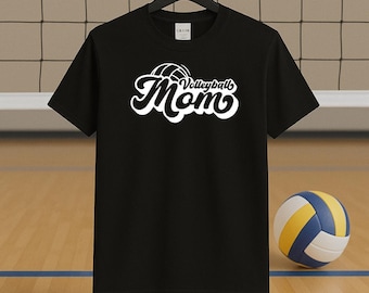 T-shirt de volley-ball pour maman, t-shirt pour le jour du match