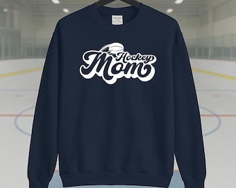 Sudadera de mamá de hockey: suéter acogedor para el día del partido