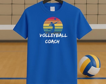 Beachvolleyball-Trainer T-Shirt | Sport Bekleidung Geschenk