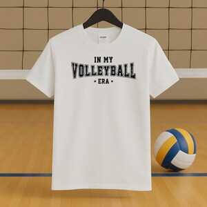 In My Volleyball Era Black Print Unisex t-shirt, Volleyball Merch, Volleyball Gift Idea, Volleyball Shirt, Volleyball Players