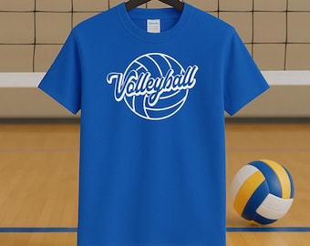 Volleyball Graphic Tee – Sport Lover Gift, Unisex Cotton T-Shirt
