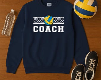 Sweat-shirt pour entraîneur de volley-ball | Cadeau de vêtements de sport