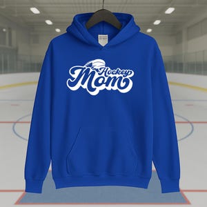 Hoodie moeder hockey - gezellig hockeysweater voor moeders - cadeau voor hockeyliefhebbers - aangepaste sporthoodie - hockey moeder kleding - hoodie wedstrijd