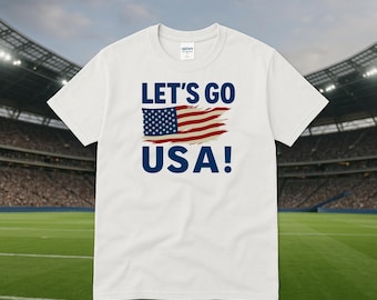 Let's Go USA T-shirt | Fotbollsfanatiker i USA