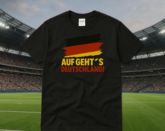 アウフ・ゲートのドイツTシャツ |ドイツ サッカー ファン T シャツ I ドイツ サッカー シャツ