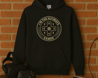 Sudadera unisex Ultimate Gamer: ropa de juego suave y elegante