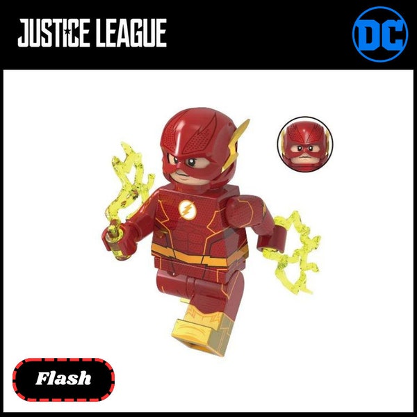 Flash - Custom Art Building Block Minifigurines DC Comics - Justice League