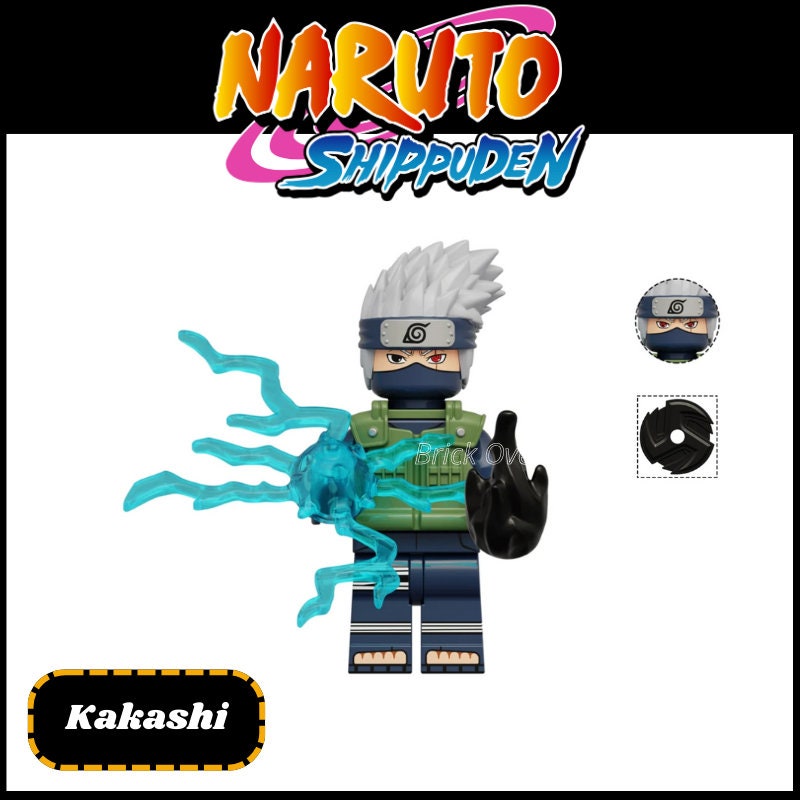 Kakashi Custom Art Building Block Naruto Minifigures Etsy