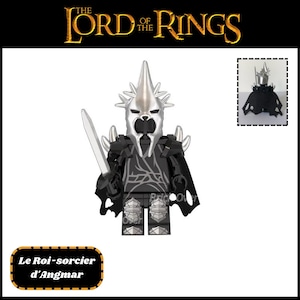 Roi-Sorcier d'Angmar - Custom Art Building Block Minifigurines Hobbit Lord of the Rings -