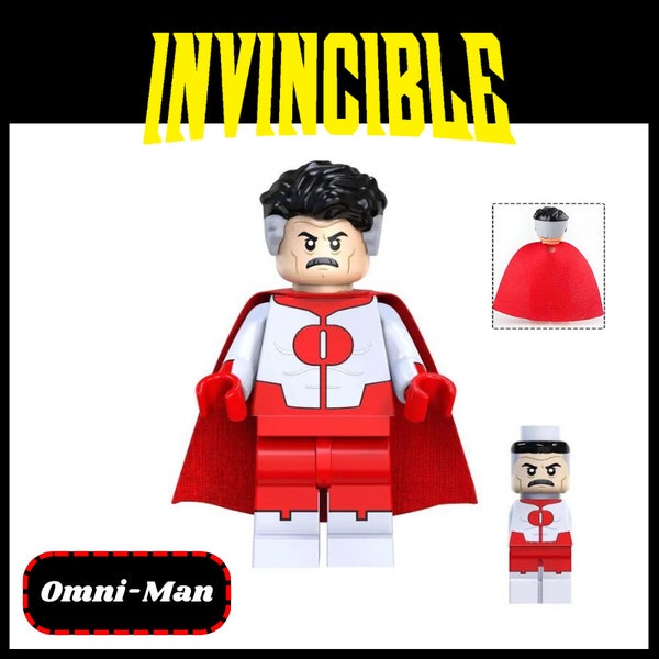 Omni-Man - Custom Art Building Block Minifigurines Invincible -