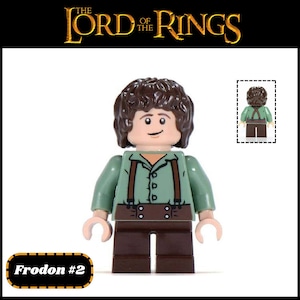 Frodon #2 - Custom Art Building Block Minifigurines Hobbit Lord of the Rings -