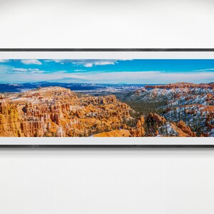 Bryce Canyon photography print, panoramic landscape Wall art, Wall art decor, Landscape photography