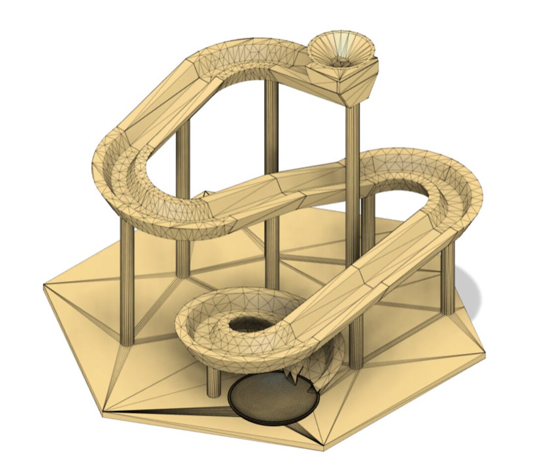 Marble Run Maze 3d Print Stl - Etsy Canada