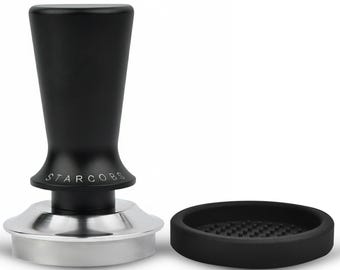 58.35mm Espresso Tamper with Silicone Holder, Stainless Steel Coffee Tamper, Professional Barista Tool