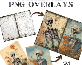 Distressed Overlay, Junk Journal Kit Overlay, Vintage Grunge Overlay PNG, Distressed PNG Overlay Speckled, Weathered, Grunge Overlay