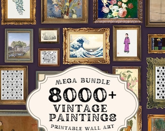 8000+ Vintage Paintings and Wall Art - High Resolution Famous Painting - Public Domain Paintings