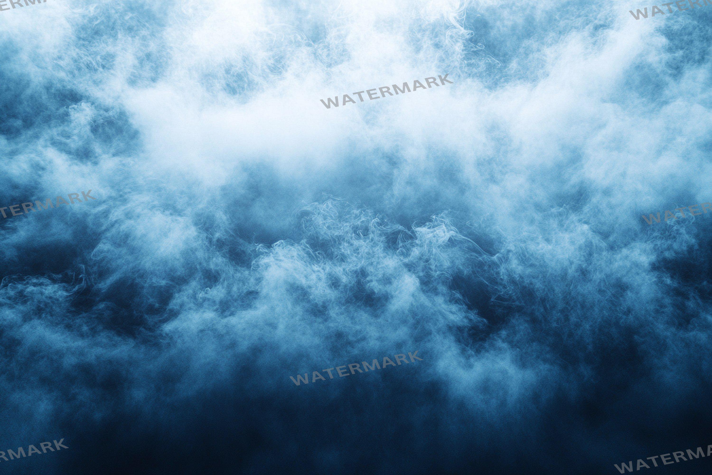 30 Blue Smoke Backdrops | Atmospheric Mist, Fog, and Haze Overlays ...