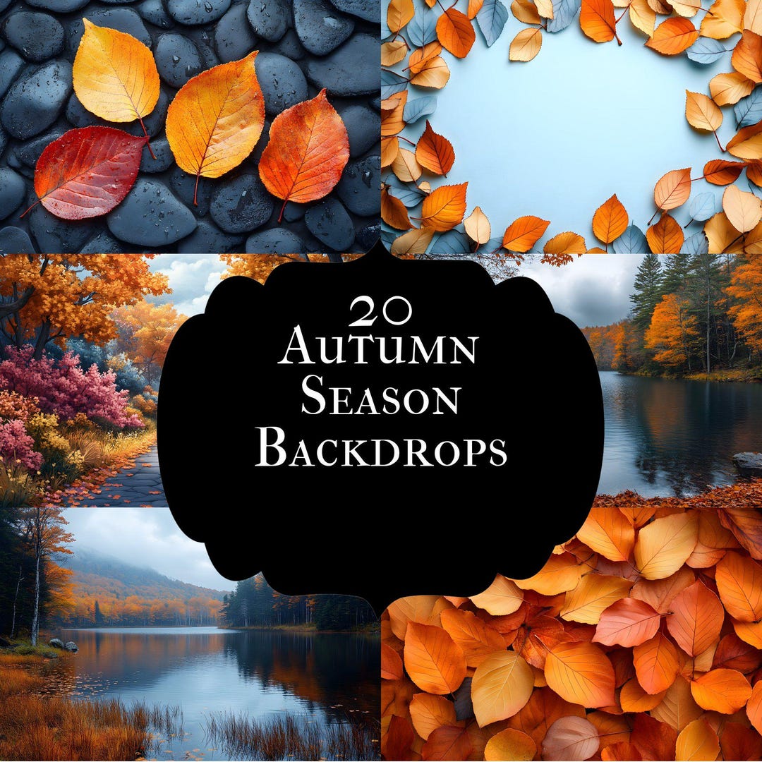Autumn Photography Backdrop, Fall Background, for Portrait Photography ...