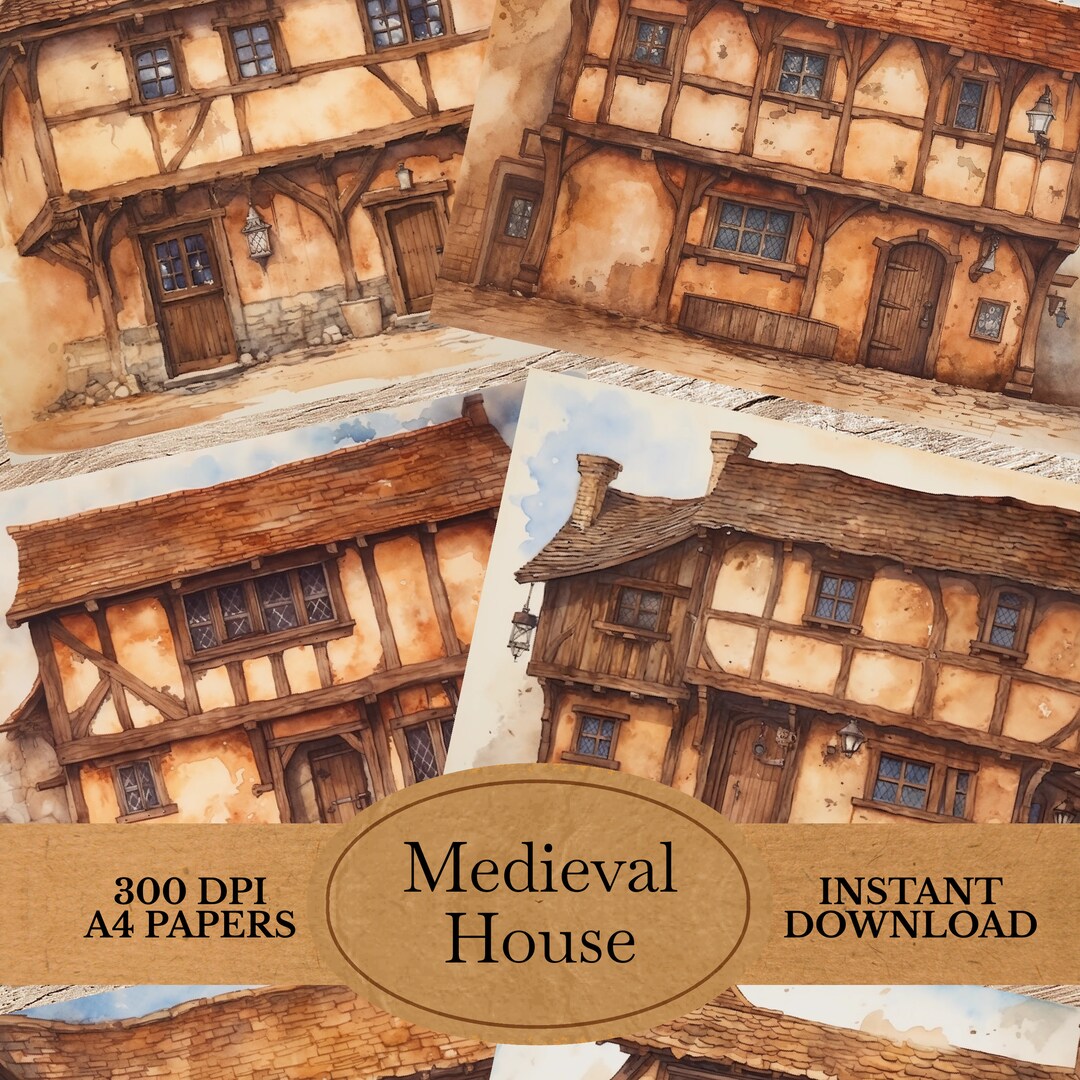 Medieval House Junk Journal Kit Junk Journal Kit, Fairy, Witchcraft ...