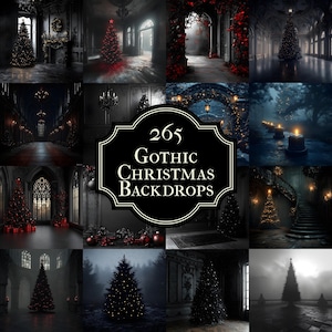 265 Sfondi Natalizi Gotici, Sfondi Digitali, Sfondi Natalizi di Babbo Natale, Sfondi Natalizi Neri Gotici Oscuri e Festivi da Scaricare