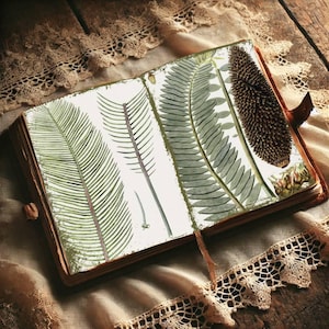 Vintage Botanical Journal Pages | Antique Plant Illustrations & Ephemera | Nature-Inspired Scrapbooking, Junk Journals, Collage Art Prints