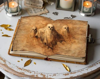 Papiers pour carnet d'Halloween | Kit de journal indésirable | Fournitures de journalisation | Feuille de collage | Halloween imprimable | Pages de scrapbooking effrayantes