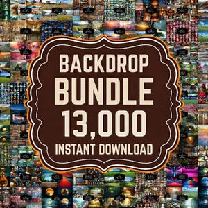BACKDROP BUNDLE - 13000 Photography Backdrops - Maternity Backdrops, Weddings - Backgrounds, JPG, Photoshop, Overlay Bundle, Commercial Use