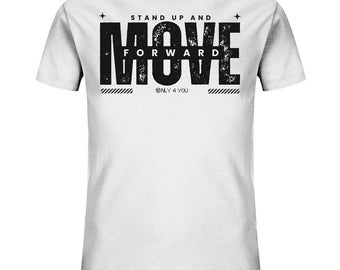 Albert Einstein - Zitat 3 - Englisch - schwarz - Only4You - "I’m more interested in the future..." - Kids Organic Shirt