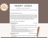 ATS-Friendly Professional Digital CV Template – Editable Resume Design with Bonus Job Search Plan and Application Tracker