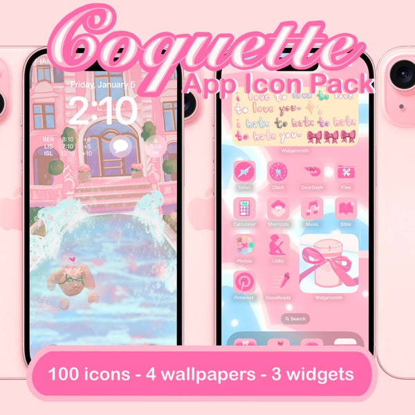 Pink Coquette Phone Theme TikTok Inspired