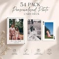 Photo Personalized Playing Cards with Custom Box, Paper Wedding Anniversary Gift, 1 Year anniversary product logo