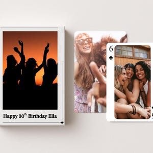 Custom Photo Playing Cards/ Personalized Playing Cards With Photos /Custom Printed Deck of Cards/Wedding Playing Cards/Valentines day Gift
