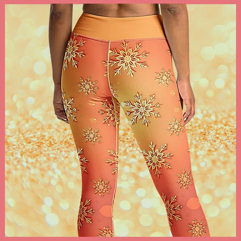 Golden Solid Winter Tights main image 1