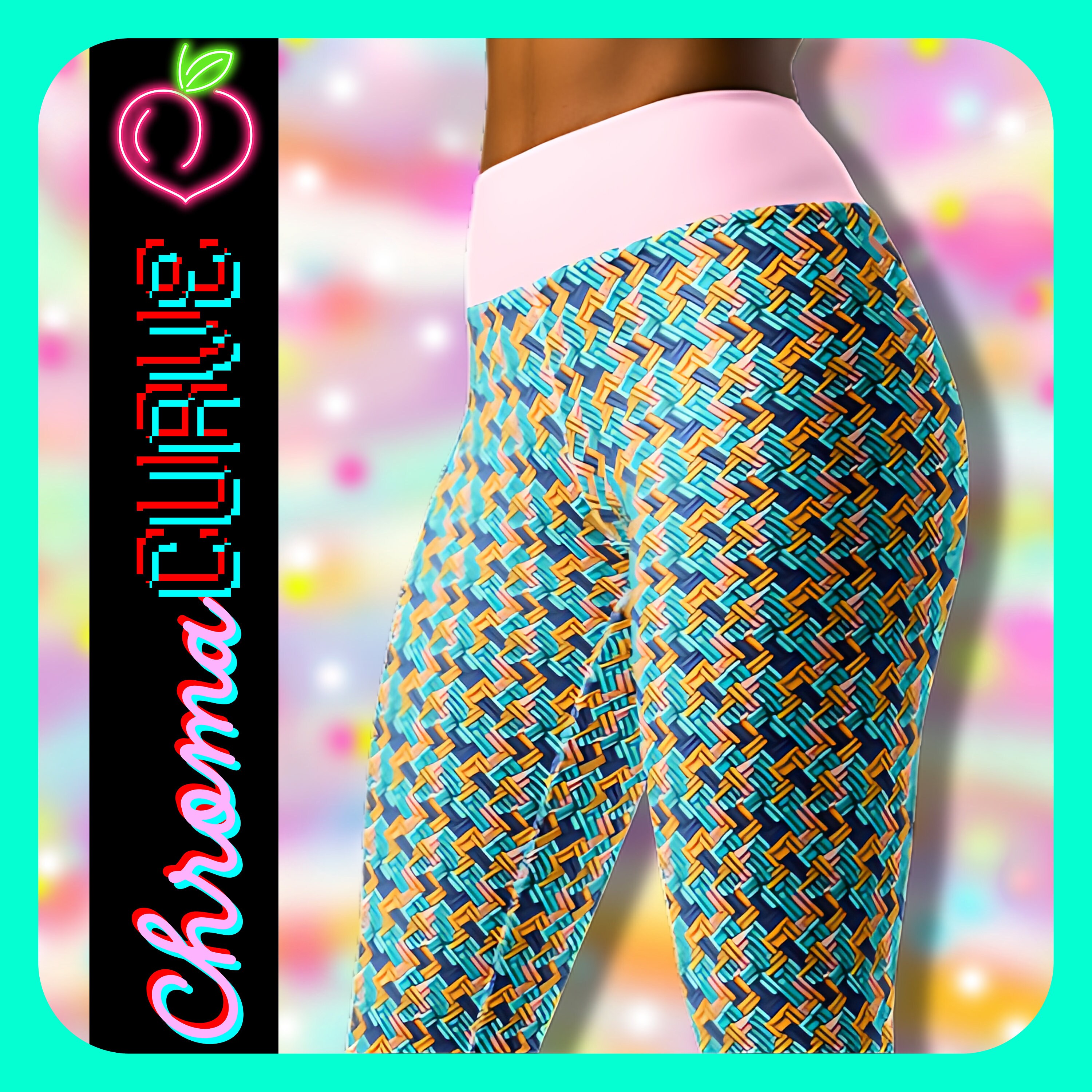 Herringbone Leggings Etsy UK