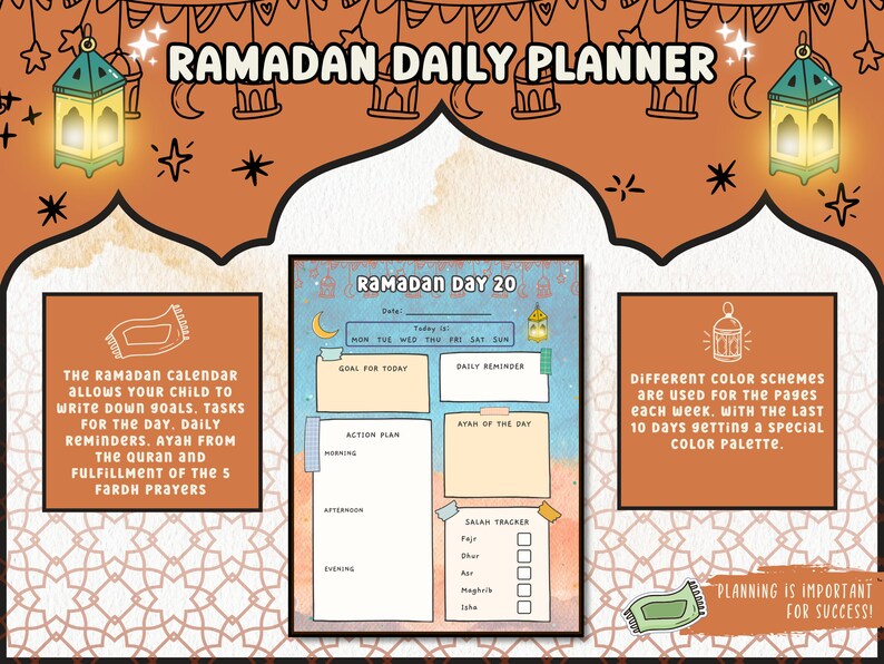 Ramadan Daily Planner