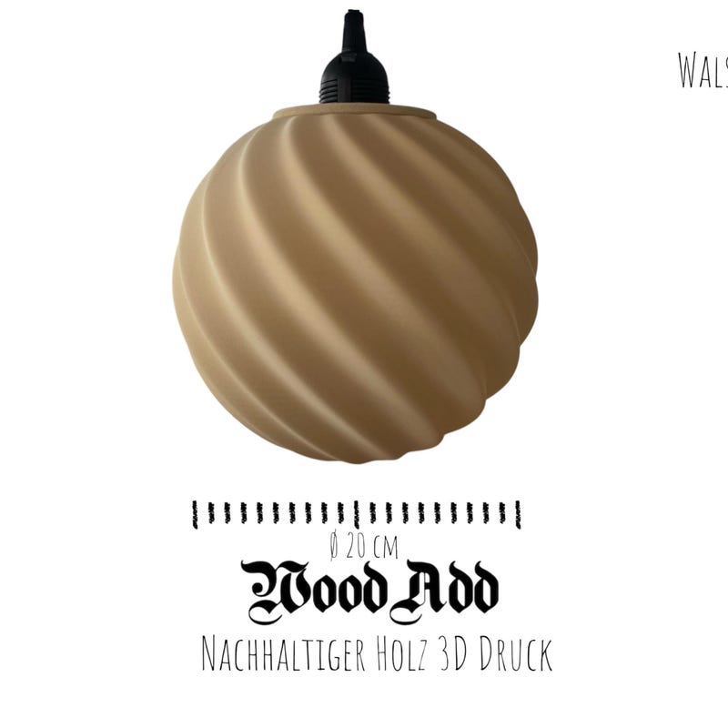 SpiraLuce Lampenschirm Für Stern-Fassung - Hitzebeständige 3D-Druck Dekoration