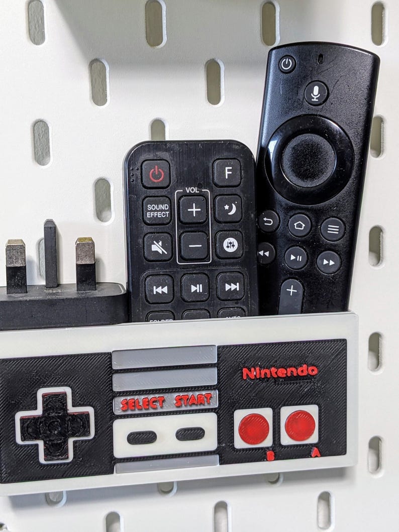 Ikea Skadis Nintendo NES Controller Storage: Pegboard Accessory - Etsy