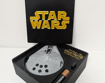 Millennium Falcon Wireless Mouse, with Optional S Wars display case. Great Sci fi galactic empire present