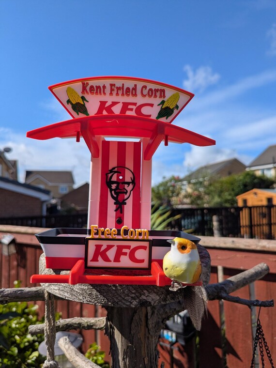 KFC Garden Bird Feeding Station - Kent Fried Corn - Quirky Outdoor