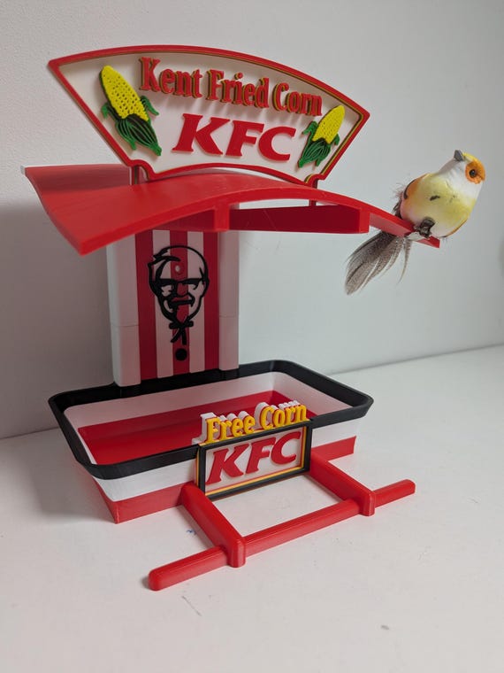 KFC Garden Bird Feeding Station - Kent Fried Corn - Quirky Outdoor