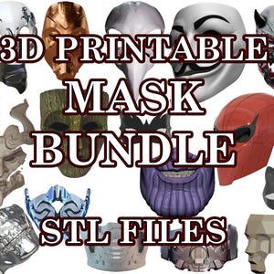 3d Mask Bundle STL Files