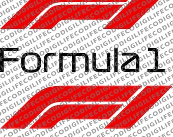 Formula 1 Logo, Racing F1 SVG PNG PDF (Digital Download)