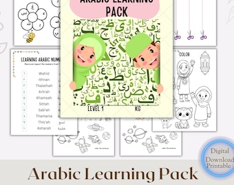 Arbeitsbuch Arabisch Alphabet: Spaß Arabisch Lernressourcen (PDF-Muster)