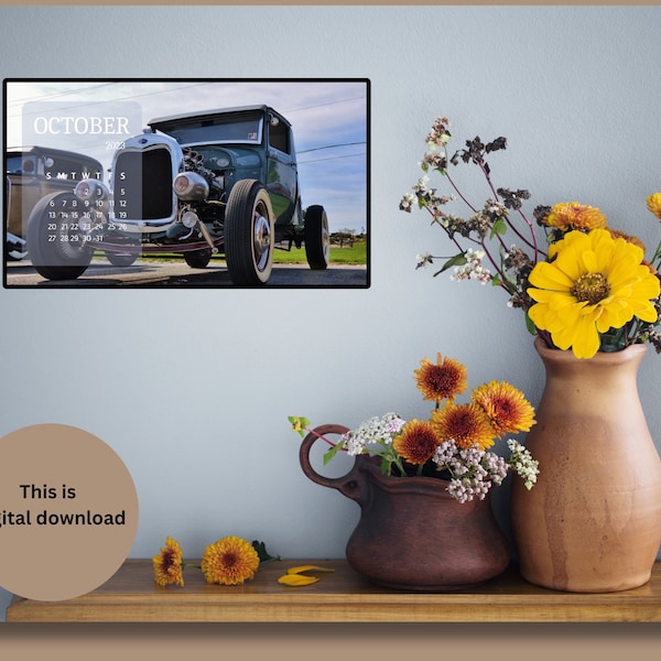 2024 Classic Car Calendars Etsy