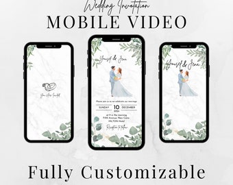 Evite Wedding Digital Invitation Wedding video Card Party Invites Engagement Party Invitation Announcement Engagement Ceremony  Save Date