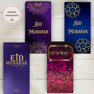 Eid Geld Umschlag Eidi Karte Umschlag exlusi Arabisch Eid Geld Brieftasche Eid Mubarak Party Favors Idee Eid Geschenkidee Eid Fitr Feier Custom