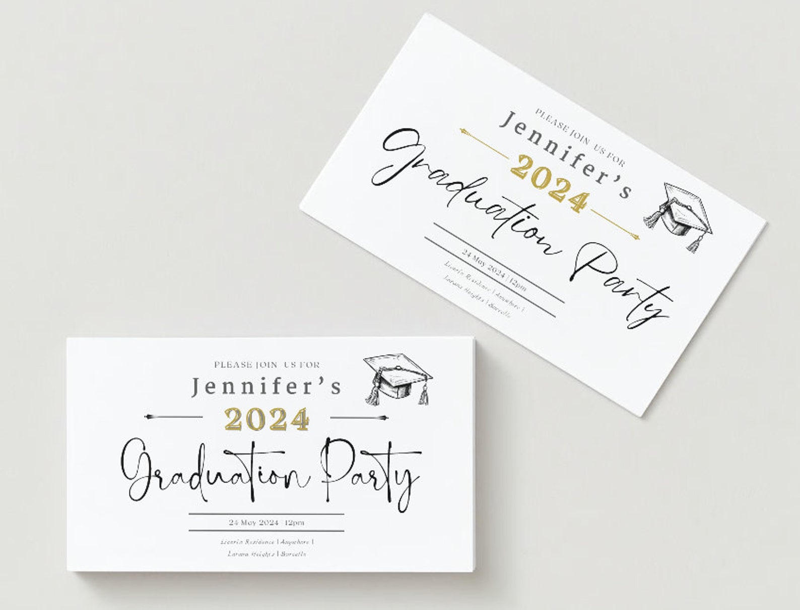 Graduation Card Insert 2024 Graduation Invitation Enclosure Party Class ...