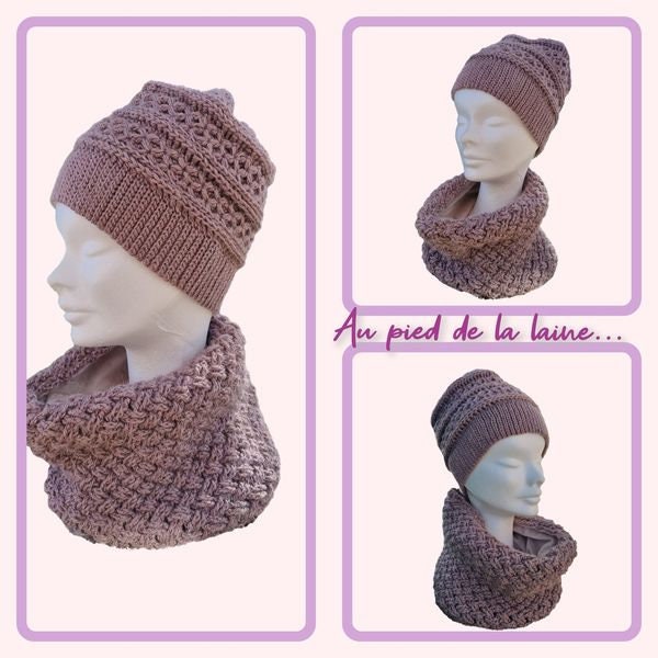 ensembles snoods (tour de cou)  et bonnets