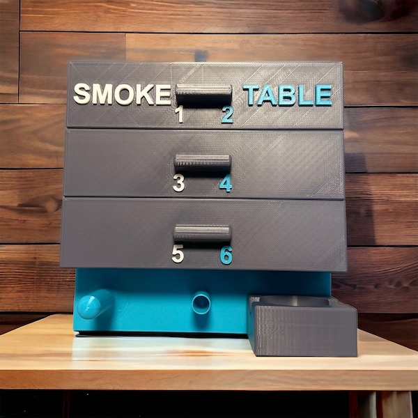 SMOKE TABLE - Shisha Tabak Aufbewahrung und Kopfvorbereitung