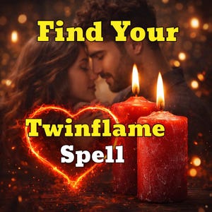 Tvillingflamma Själsfrände Besvärjelse | Helig Kärleksbindande Ritual | Manifestera Sann Kärlek, Emotionell Healing & Andlig Energi